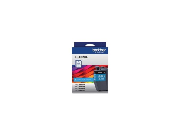 Brother LC402XLCS High-Yield Ink 1500 Page-Yield Cyan - Image 2