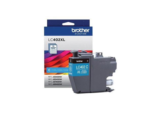 Brother LC402XLCS High-Yield Ink 1500 Page-Yield Cyan - Image 5