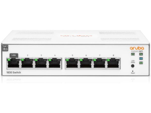 Aruba Instant On 1830 8-Port Gb Smart Switch | Fanless | US Cord (JL810A#ABA) - Image 2