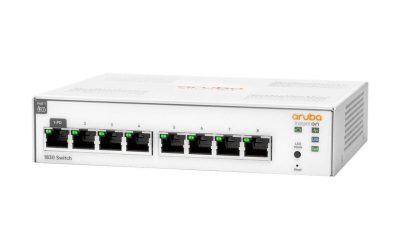 Aruba Instant On 1830 8-Port Gb Smart Switch | Fanless | US Cord (JL810A#ABA)