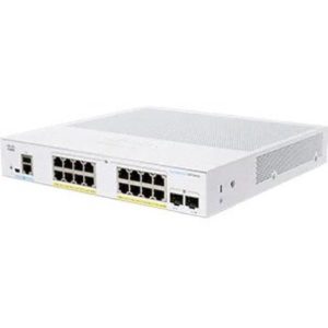 Cisco 350 CBS350-16P-2G 16-Port PoE SFP Managed Ethernet Switch CBS35016P2GNA