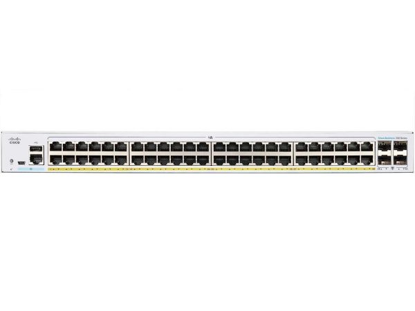 Cisco Business CBS250-48P-4G Smart Switch | 48 Port GE | PoE | 4x1G SFP | Limited Lifetime Protection (CBS250-48P-4G) - Image 2