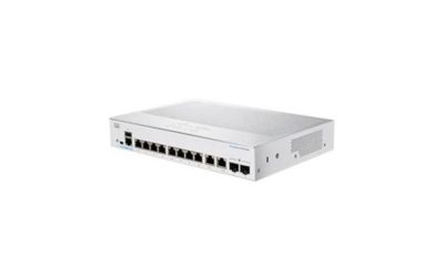 Cisco Business CBS350-8T-E-2G Managed Switch | 8 Port GE | Ext PS | 2x1G Combo | Limited Lifetime Protection (CBS350-8T-E-2G-NA)