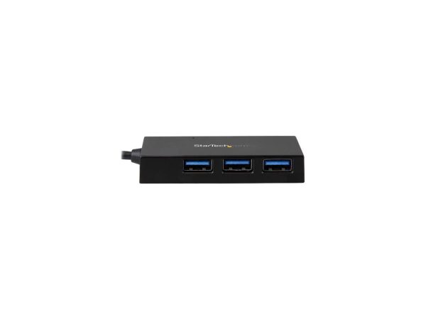 StarTech HB30C3A1CFB StarTech.com 4 Port USB 3.0 Hub - USB-C to 1x USB-C and 3x USB-A - Portable USB-C Hub - USB Type-C Hub - USB Type C - External - 4 USB Port(s) - 4 USB 3.1 Port(s) - Image 2