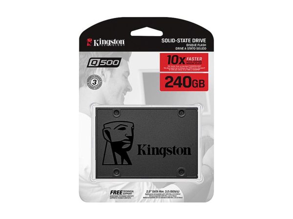 Kingston Q500 240 Gb Solid State Drive - 2.5" Internal - Sata (Sata/600) - Image 4