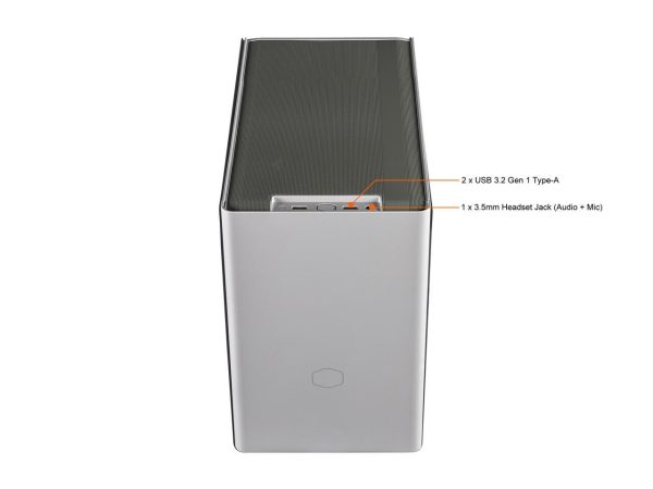 Cooler Master Cooler Master NR200 White SFF Small Form Factor Mini-ITX Case with Vented Panel, Triple-slot GPU, Tool-Free and 360 Degree Accessibility - Image 4