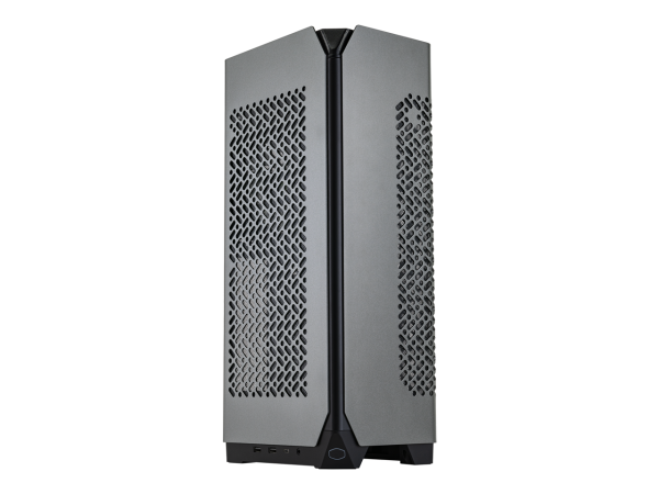 Cooler Master NCORE 100 MAX ITX SFF Tower Case, Custom 120mm AIO, 850W SFX Gold ATX3.0 PSU, 4 Slot GPU, Vertical Mount GPU, PCIe 4.0 Riser, Anodized Aluminum, USB Type C, NR100-MNNN85-SL0