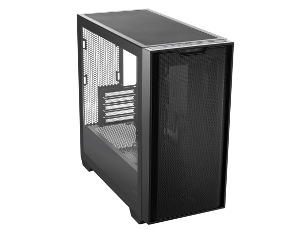 ASUS A21/BLK// Micro ATX Computer Case Steel / Plastic / Tempered Glass-Black - Image 2