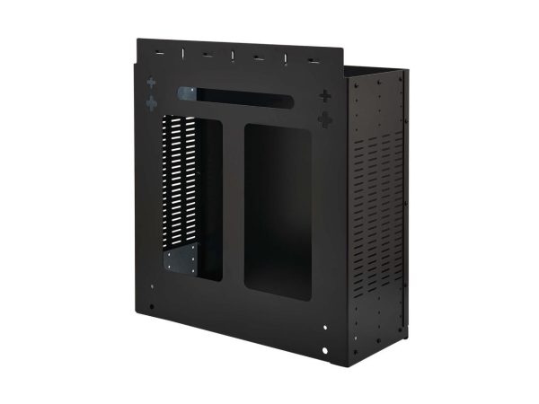 Tripp Lite SmartRack 4U Low-Profile Vertical-Mount Vented Wall-Mount Mini Rack Enclosure - Black  SRWO4UBRKT - Image 2