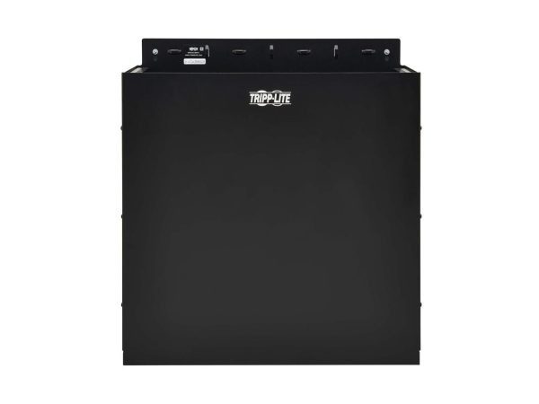Tripp Lite SmartRack 4U Low-Profile Vertical-Mount Vented Wall-Mount Mini Rack Enclosure - Black  SRWO4UBRKT - Image 3