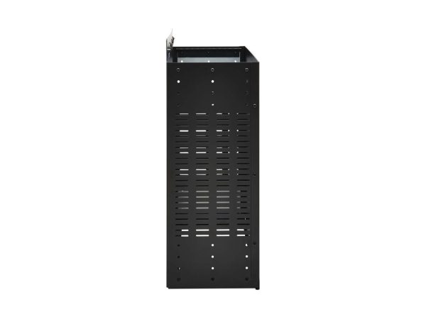 Tripp Lite SmartRack 4U Low-Profile Vertical-Mount Vented Wall-Mount Mini Rack Enclosure - Black  SRWO4UBRKT - Image 4