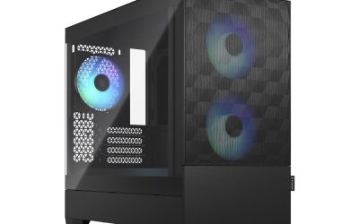 Fractal Design Pop Mini Air RGB Black TG mATX High-Airflow Clear Tempered Glass Window Tower Computer Case