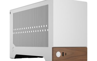 Fractal Design Terra Silver Mini-ITX Small Form Factor PC Case with PCIe 4.0 Riser