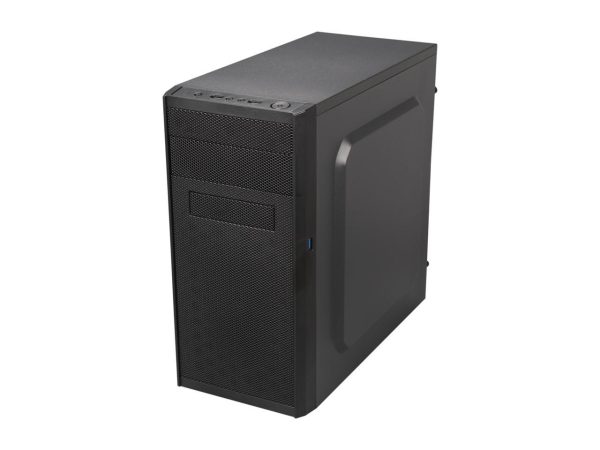 DIYPC MA08-BK Black SECC Micro ATX Mini Tower Computer Case - Image 3