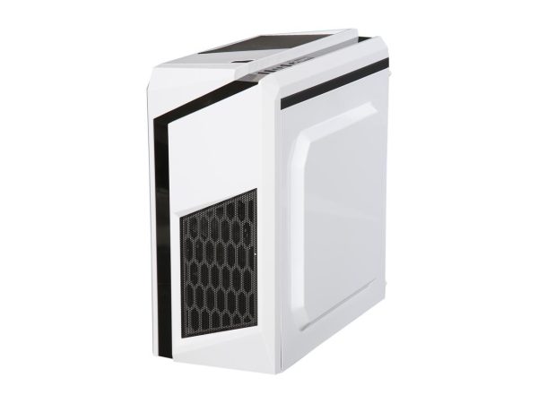 DIYPC DIY-F2-W White SPCC Micro ATX Mini Tower Computer Case - Image 3