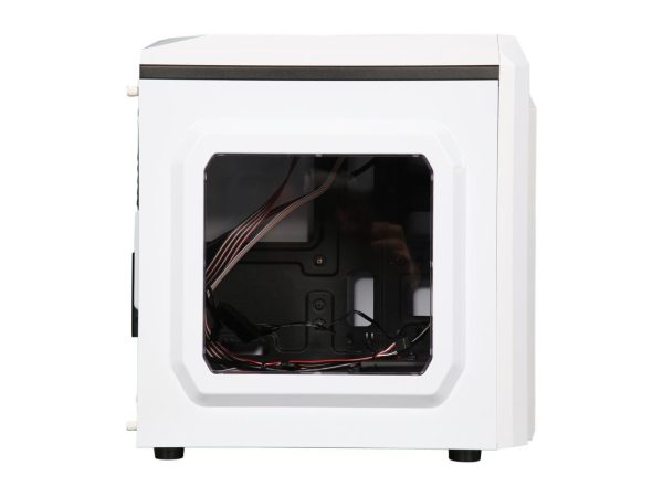 DIYPC DIY-F2-W White SPCC Micro ATX Mini Tower Computer Case - Image 4