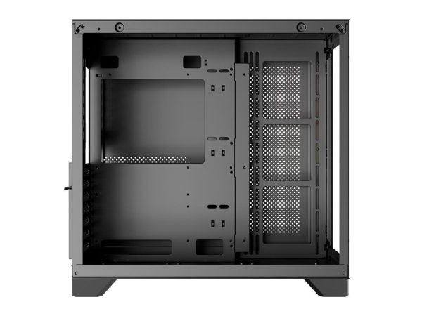 DIYPC ARGB-Q10-BK Black USB3.0 ATX Mid Tower Gaming Computer Case w/ Dual Tempered Glass Panel and 4 x ARGB 120mm Fans (Pre-Installed) - Image 5