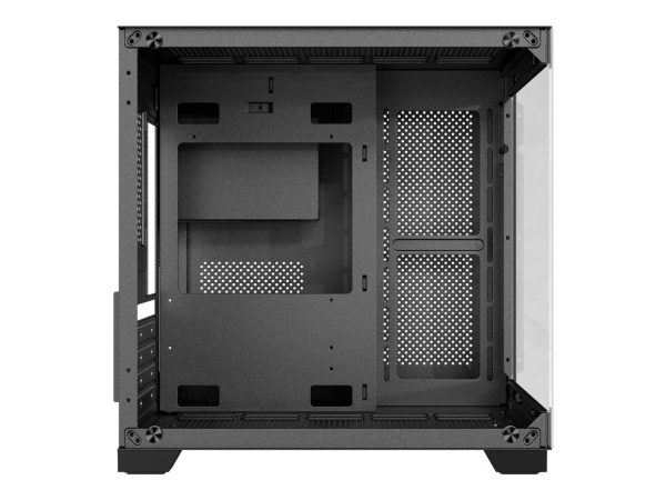 DIYPC DIY-CUBE01-BK Black USB3.0 Tempered Glass Micro ATX Gaming Computer Case w/ Dual Tempered Glass Panel. Fans Not Included - Image 4