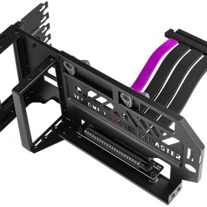 Cooler Master MasterAccessory Vertical Graphics Card Holder Kit V3 with Premium Riser Cable PCI-E 4.0 x16 - 165mm, Compatibility PCIe 4.0 and Older for E-ATX, ATX, Micro ATX Chassis