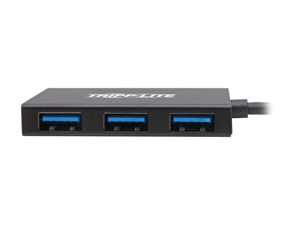 Tripp Lite U460-004-4A-G2 USB 3.1 Gen 2 USB-C Hub, 10 Gbps - 4 USB-A Ports, Thunderbolt 3, Portable, Aluminum Housing - Image 3