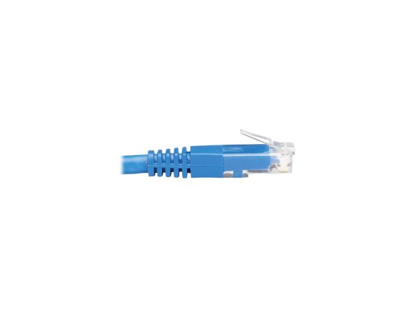 TRIPP LITE N204-020-BL-DN 20 ft. Cat 6 Blue Down-Angle Cat6 Gigabit Molded UTP Ethernet Cable (RJ45 Right-Angle Down M to RJ45 M) - Image 4