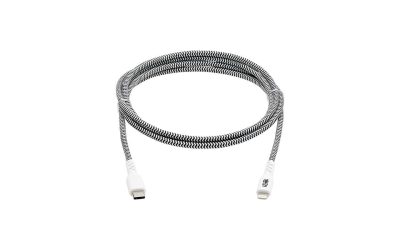 Tripp Lite M102-006-HD Black / White Heavy-Duty USB-C to Lightning Sync/Charge Cable, MFi Certified – M/M, USB 2.0, 6 ft. (1.8 m)