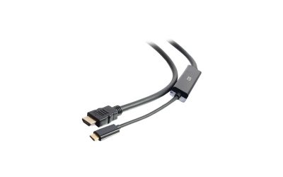 C2G 26890 USB-C to 4K UHD HDMI Audio/Video Adapter Cable, Black (15 Feet, 4.57 Meters)