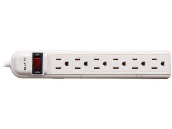 BELKIN F9P609-05R-DP 6 Outlets Power Console 5 ft. Cord Length - Image 2