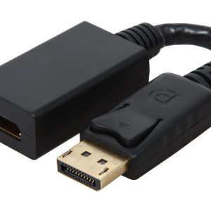 Belkin F2CD004B See Product Details Black Displayport to HDMI Adapter Cable Female to Male