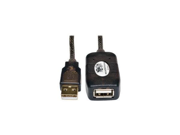 Tripp Lite USB 2.0 Hi-Speed Active Extension Repeater Cable (M/F), USB Type-A, 5M (16 ft.) (U026-016)