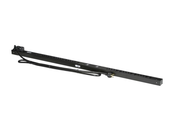 Tripp Lite Metered PDU, 30A, 30 Outlets (6-C19 & 24-C13), 208 / 240 V, L6-30P, 10 ft. Cord, 0U Vertical Rack-Mount Power (PDUMV30HV)