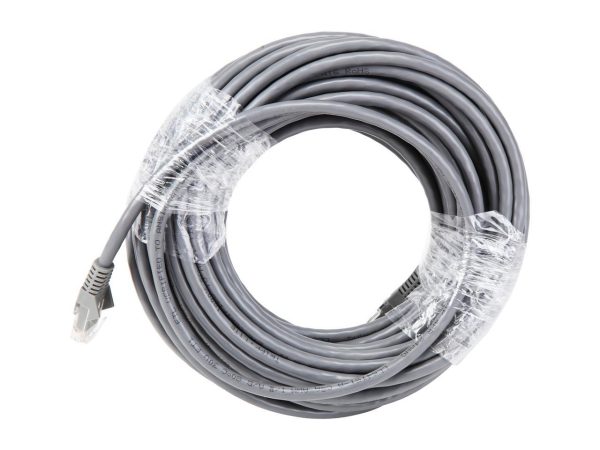 TRIPP LITE N201-050-GY 50 ft. Cat 6 Gray Cat6 Gigabit Snagless Patch Cable - Image 2