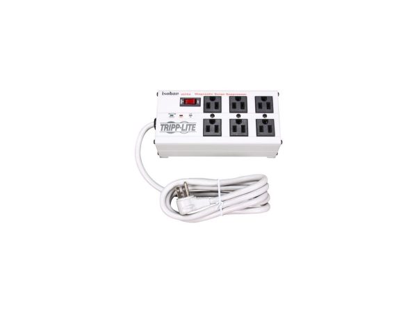 Tripp Lite ISOBAR6 6 ft. Cord 6 Outlets 3330 Joules Isobar Surge Suppressor - Image 2