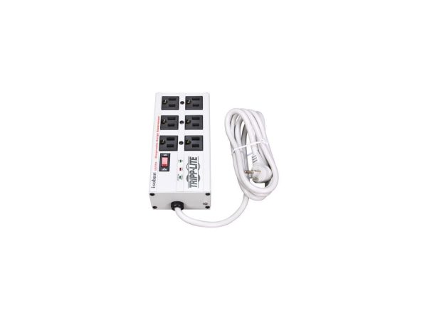 Tripp Lite ISOBAR6 6 ft. Cord 6 Outlets 3330 Joules Isobar Surge Suppressor - Image 3