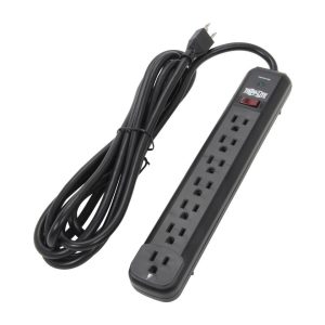 Tripp Lite TLP712B 7 Outlets 1080 Joules 12 Feet Cord Black Protect It! Surge Suppressor