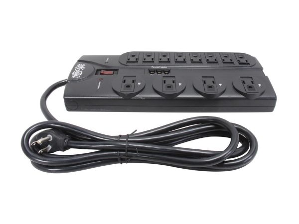 TRIPP LITE TLP1208TEL 8 Feet 12 + TEL Outlets 2160 Joules Surge Protector - Image 2