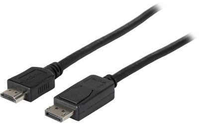Tripp Lite P582-006 6 ft. Black Displayport Male to HDMI Male DisplayPort to HDMI Device Cable M/M Male to Male
