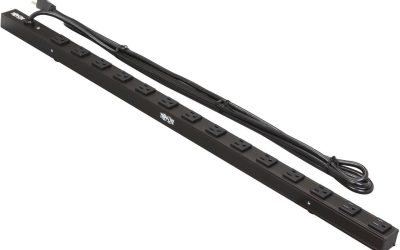 Tripp Lite PDUV15 Basic 0U 120V 15A 15.0 Feet Single-Phase PDU NEMA 5-15R Outlets, NEMA 5-15P Input Plug