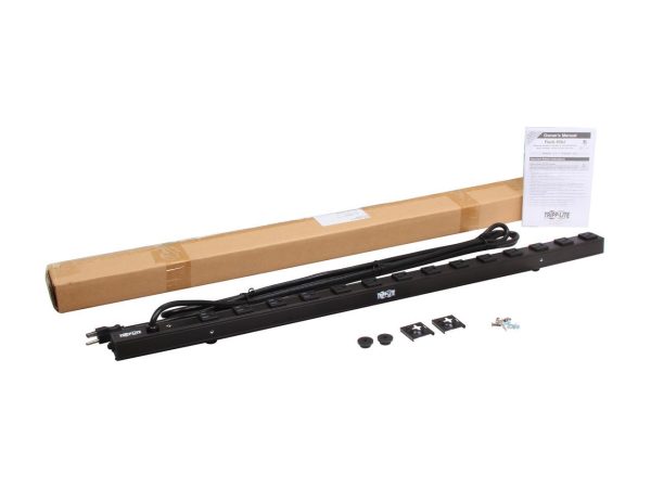 Tripp Lite PDUV15 Basic 0U 120V 15A 15.0 Feet Single-Phase PDU NEMA 5-15R Outlets, NEMA 5-15P Input Plug - Image 4