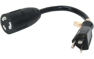 Tripp Lite Model P044-06I 6″ NEMA-L5-20R to NEMA-5-20P 12AWG Heavy Duty Power Adapter Cable Female to Male