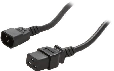 Tripp Lite Model P047-006 6 ft. IEC-320-C19 to IEC-320-C14 14AWG Heavy Duty Power Cable