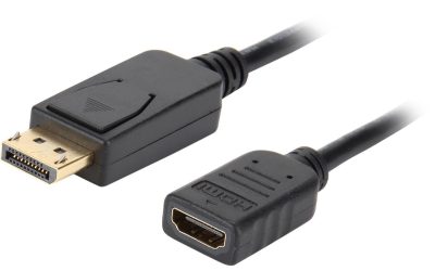 Tripp Lite P136-000 DisplayPort to HDMI Adapter M/F – Black