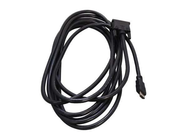 StarTech HDMIDVIMM15 15 ft. Black Connector A: 1 - 19 pin HDMI Male Connector B: 1 - 19 pin DVI-D (Single Link) Male HDMI to DVI Digital Video Monitor Cable Male to Male - Image 2