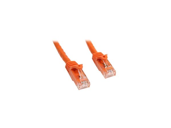 StarTech.com N6PATCH75OR 75 ft. Cat 6 Orange Snagless UTP Patch Cable - ETL Verified - Image 2