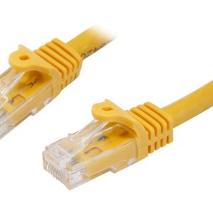 StarTech.com N6PATCH35YL 34.99 ft. (10.67 m) Cat 6 Yellow Snagless UTP Patch Cable - ETL Verified