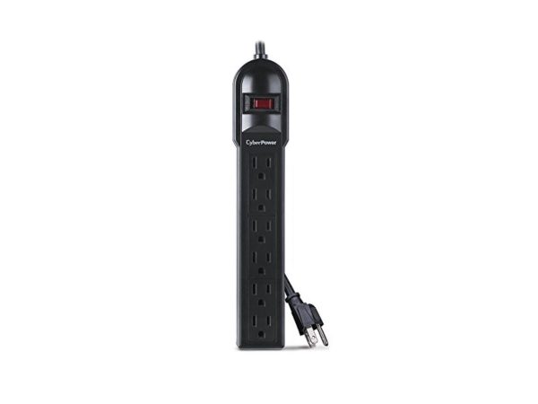 CyberPower CSB606 6 Feet 6 Outlets 900 Joules Essential Surge Suppressor - Image 3