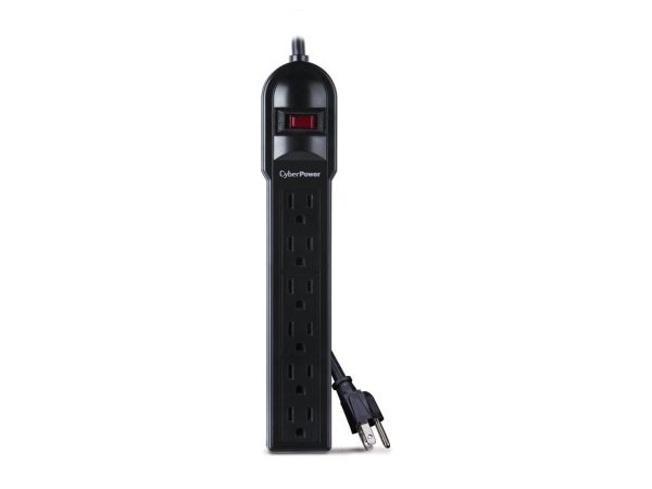 CyberPower CSB606 6 Feet 6 Outlets 900 Joules Essential Surge Suppressor - Image 4