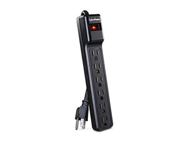 CyberPower CSB606 6 Feet 6 Outlets 900 Joules Essential Surge Suppressor - Image 5