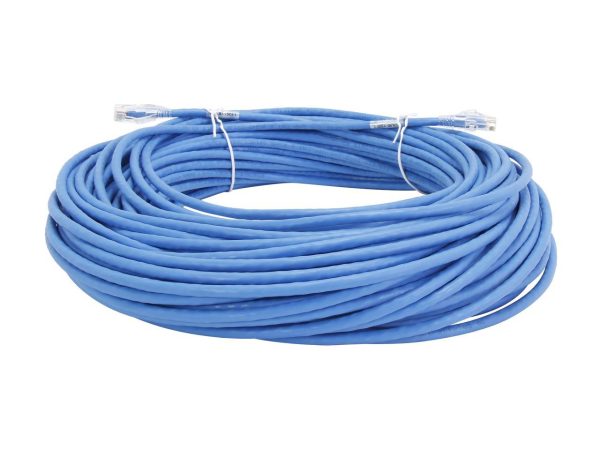 TRIPP LITE N202-150-BL 150 ft. Cat 6 Blue Gigabit Solid Conductor Snagless Patch Cable - Image 2