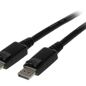 Tripp Lite P580-015 15 ft. Black Connector A: DISPLAYPORT MALE Connector B: DISPLAYPORT MALE Displayport Monitor Cable M/M Male to Male
